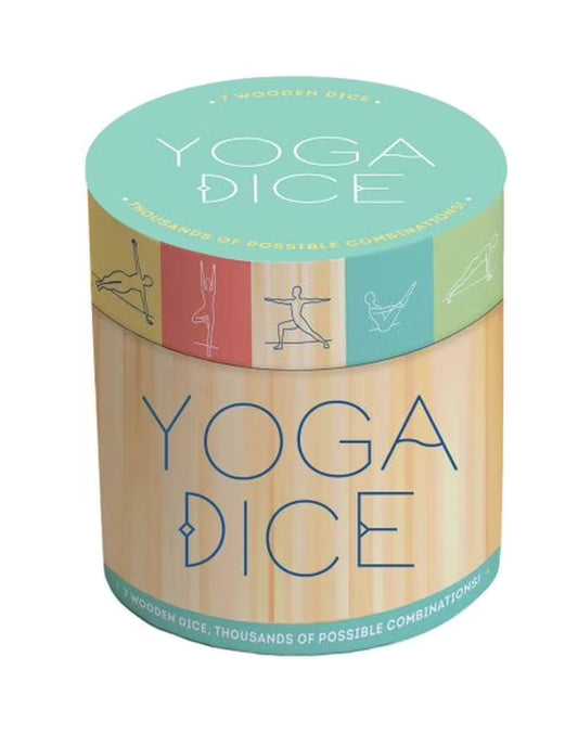Yoga Dice : 7 Wooden Dice, Thousands of Possible Combinations! (Meditation Gifts, Workout Dice, Yoga for Beginners, Dice Games, Yoga Gifts for Women) (Game)