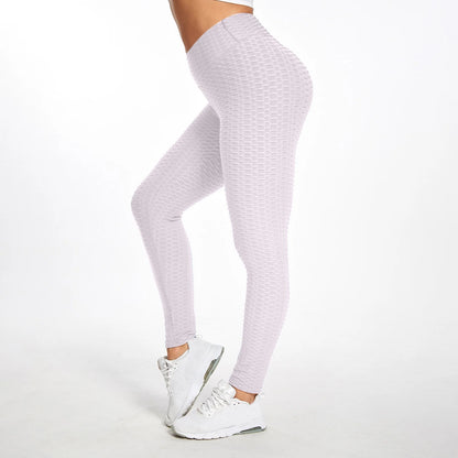 Womens High Waisted Workout Yoga Pants Seamless Butt Lifting Leggings Compression Tummy Control Stretchy Jogger Tights