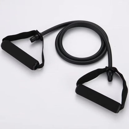 Resistance Band with Handles Yoga Drawstring Elastic Fitness Workout Tube Band Workout Strength Training