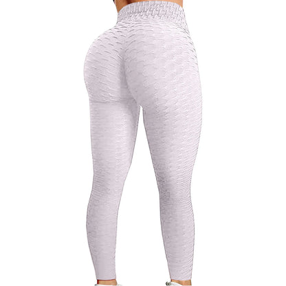 Womens High Waisted Workout Yoga Pants Seamless Butt Lifting Leggings Compression Tummy Control Stretchy Jogger Tights